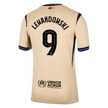 LEWANDOWSKI #9 Men's Barcelona UCL 2025/26 Away Soccer Jersey