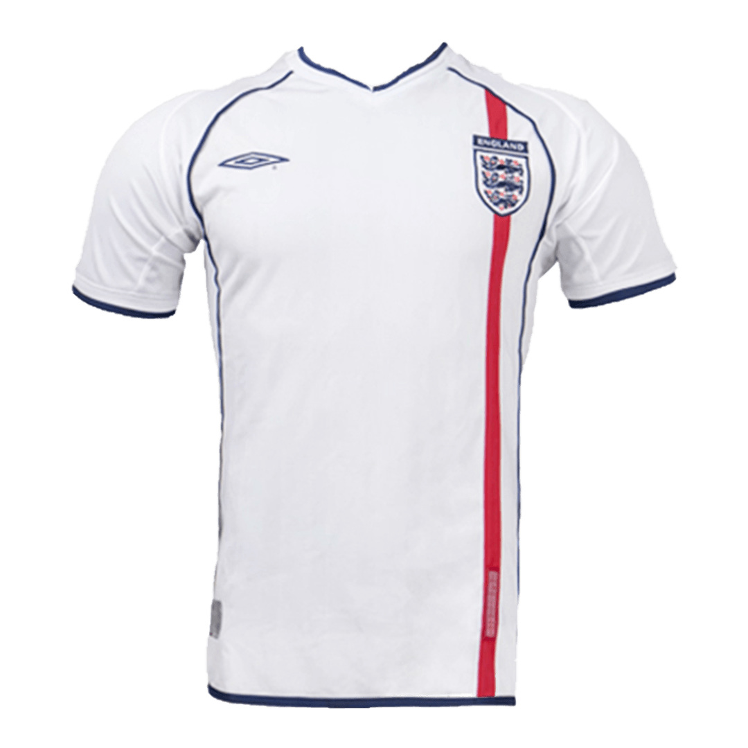 Retro Men's England 2002 Home Soccer Jersey