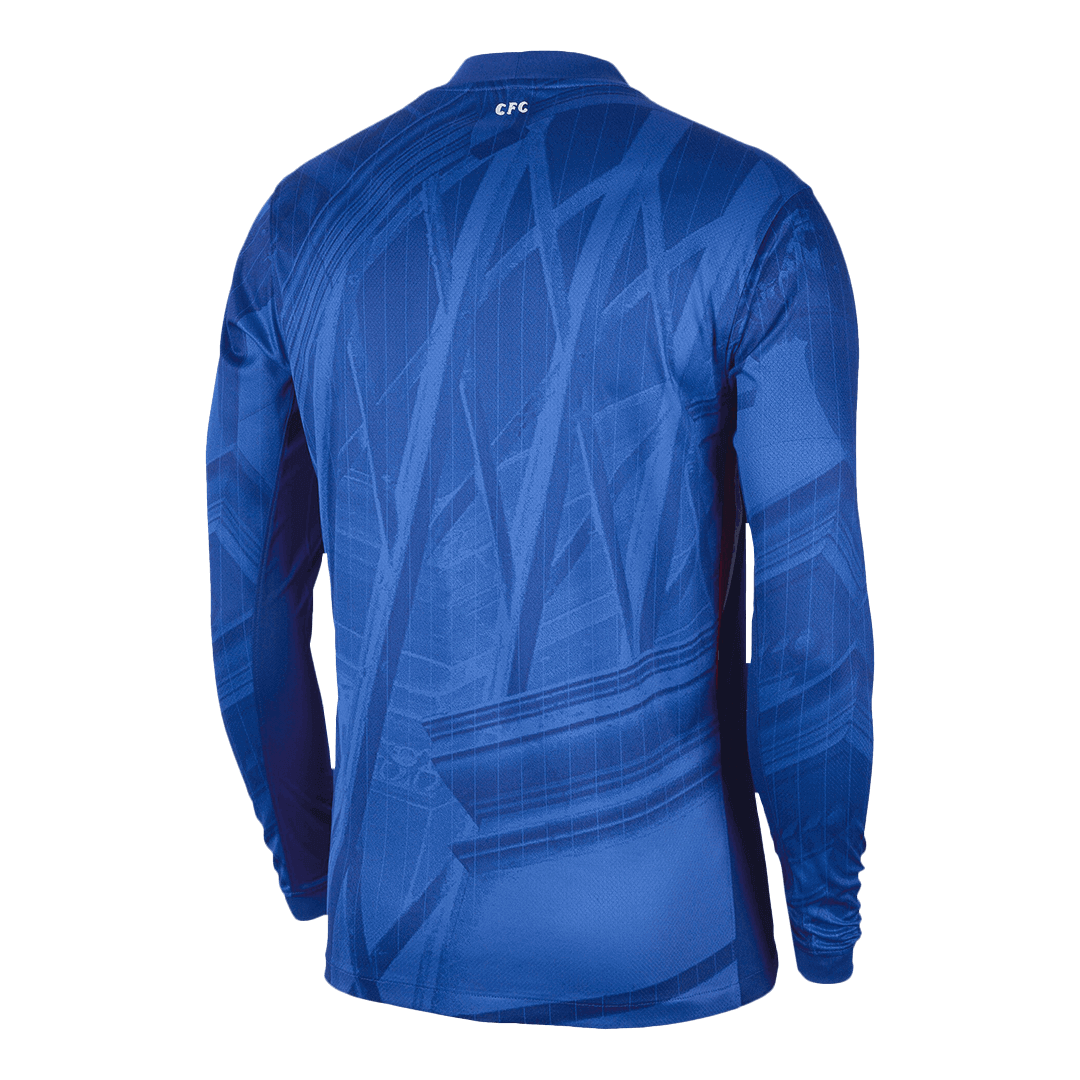 Men's Chelsea 2025/26 Home Long Sleeve Soccer Jersey