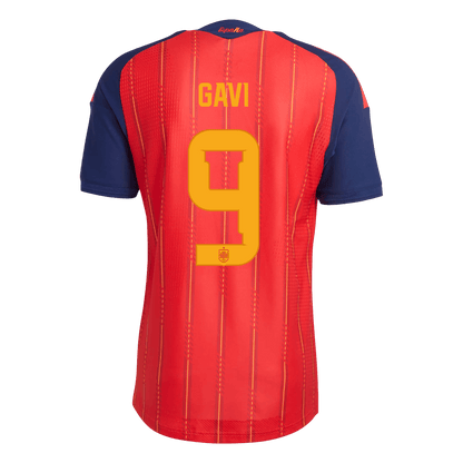 GAVI	 #9 Men's Spain World Cup 2026 Player Version Home Soccer Jersey - Slim Fit