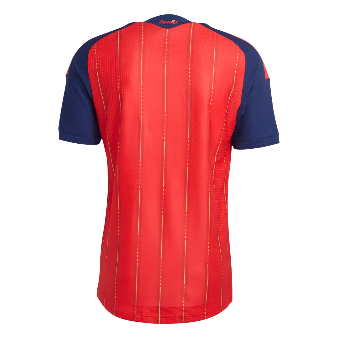 Men's Spain World Cup 2026 Player Version Champion Edition Home Soccer Jersey - Slim Fit