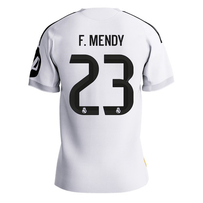 F.MENDY #23 Men's Real Madrid 2025/26 Player Version Home Soccer Jersey - Slim Fit [PREMIUM]