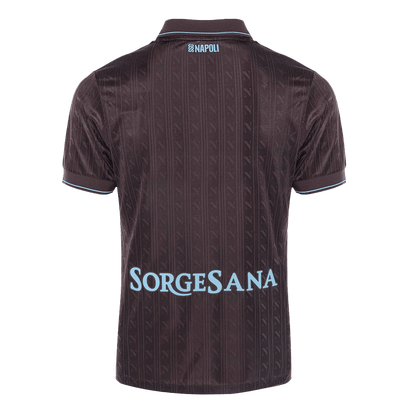 Men's Napoli 2025/26 Player Version Third Away Soccer Jersey - Slim Fit