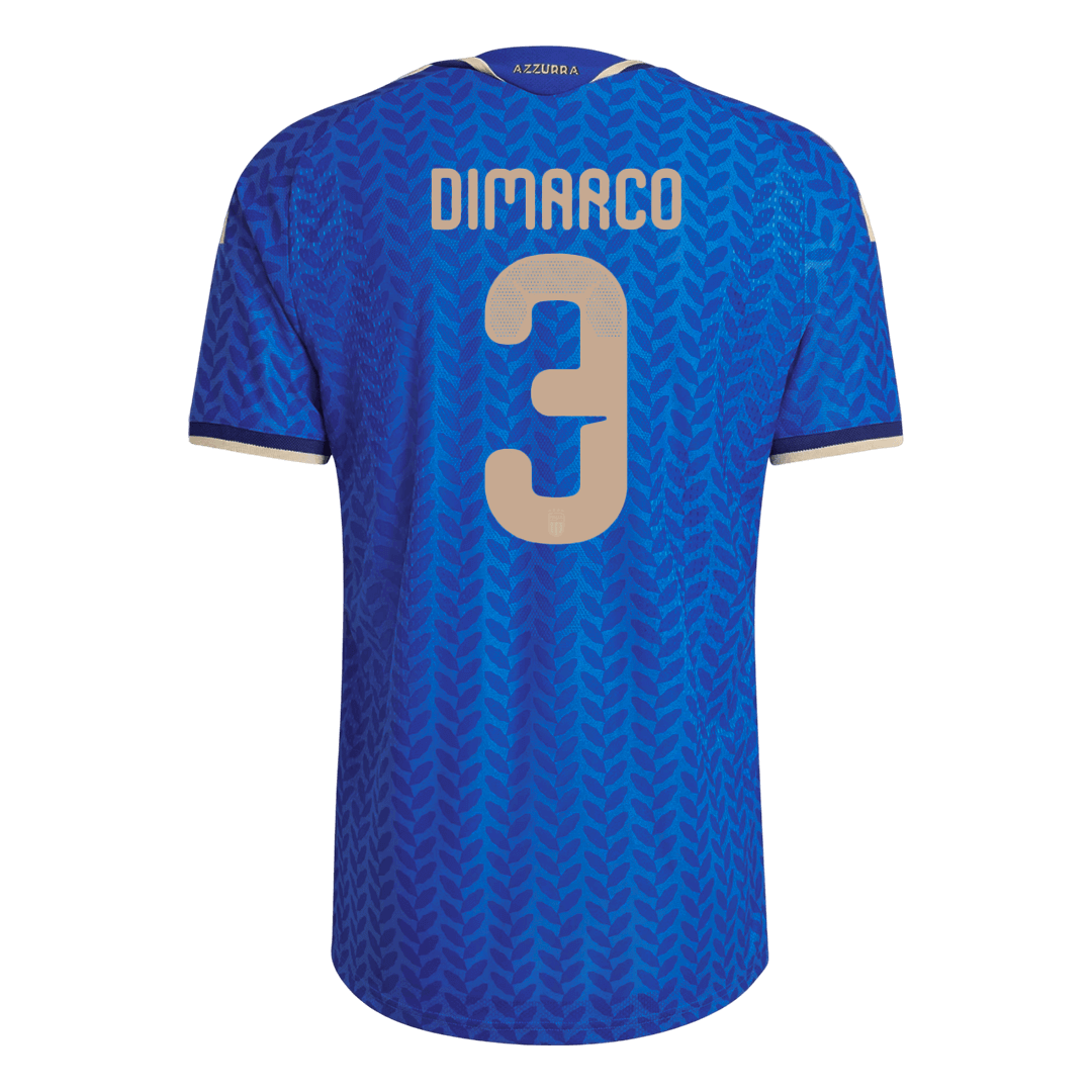 DIMARCO #3 Men's Italy World Cup 2026 Player Version Home Soccer Jersey - Slim Fit