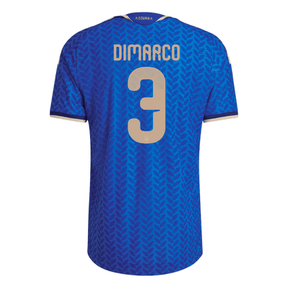 DIMARCO #3 Men's Italy World Cup 2026 Player Version Home Soccer Jersey - Slim Fit
