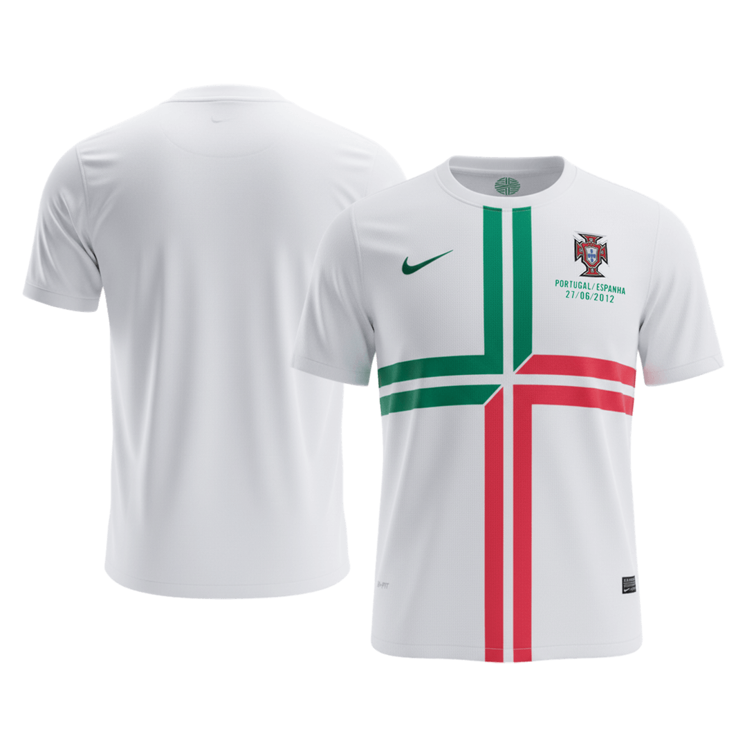 Retro Men's Portugal 2012 Away Soccer Jersey