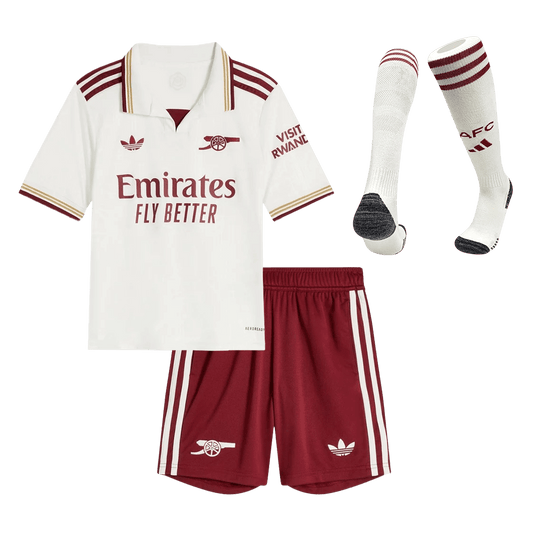 Kid's Arsenal 2025/26 Third Away Soccer Jersey Full Kit