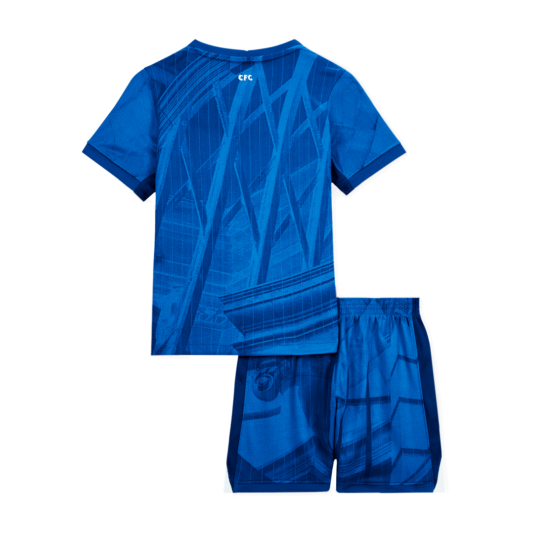 Kid's Chelsea 2025/26 Home Soccer Jersey Kit