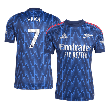 SAKA #7 Men's Arsenal 2025/26 Away Soccer Jersey