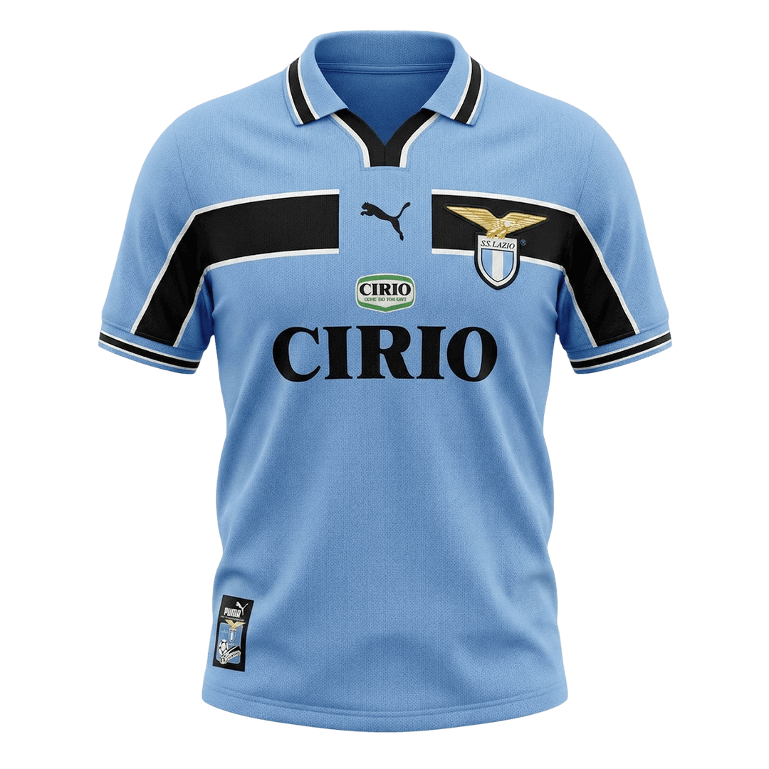 Retro Men's Lazio 1998/99 Home Soccer Jersey