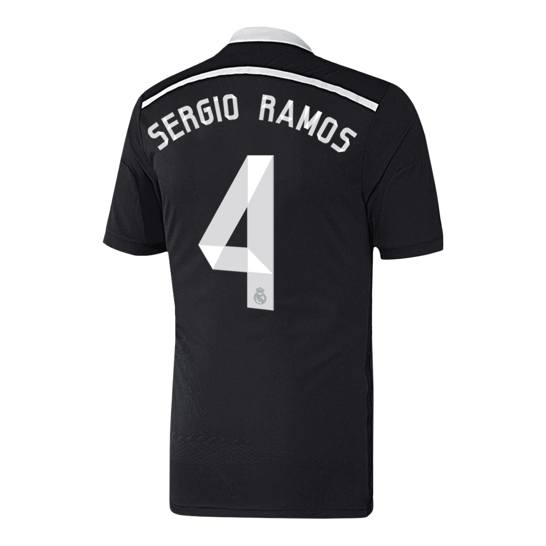 Retro SERGIO RAMOS #4 Men's Real Madrid 2014/15 Third Away Soccer Jersey