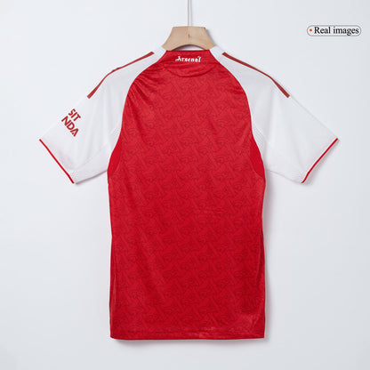 SALIBA #2 Men's Arsenal 2025/26 Player Version Home Soccer Jersey - Slim Fit