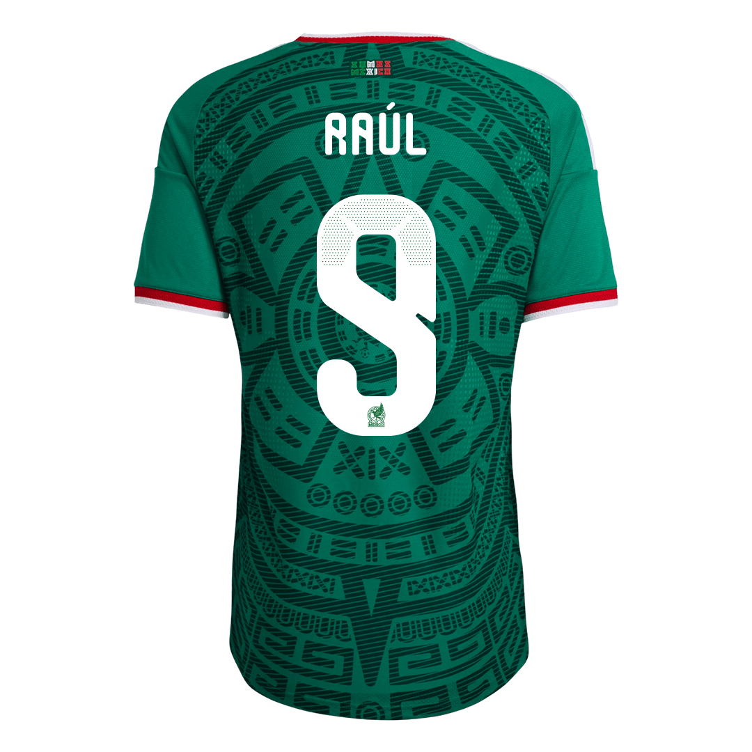 Raúl #9 Men's Mexico World Cup 2026 Player Version Home Soccer Jersey - Slim Fit