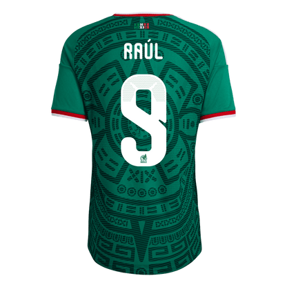 Raúl #9 Men's Mexico World Cup 2026 Player Version Home Soccer Jersey - Slim Fit