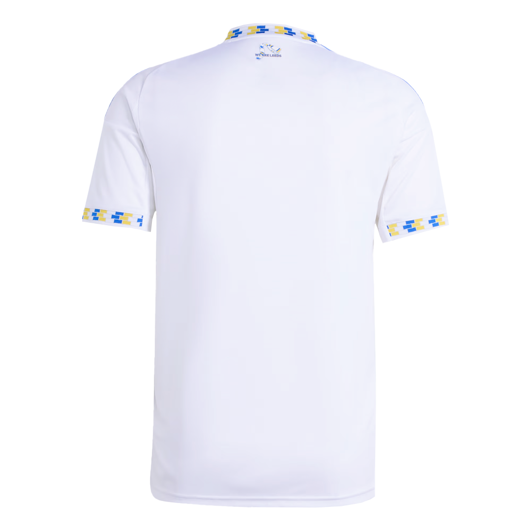 Men's Leeds United 2025/26 Home Soccer Jersey