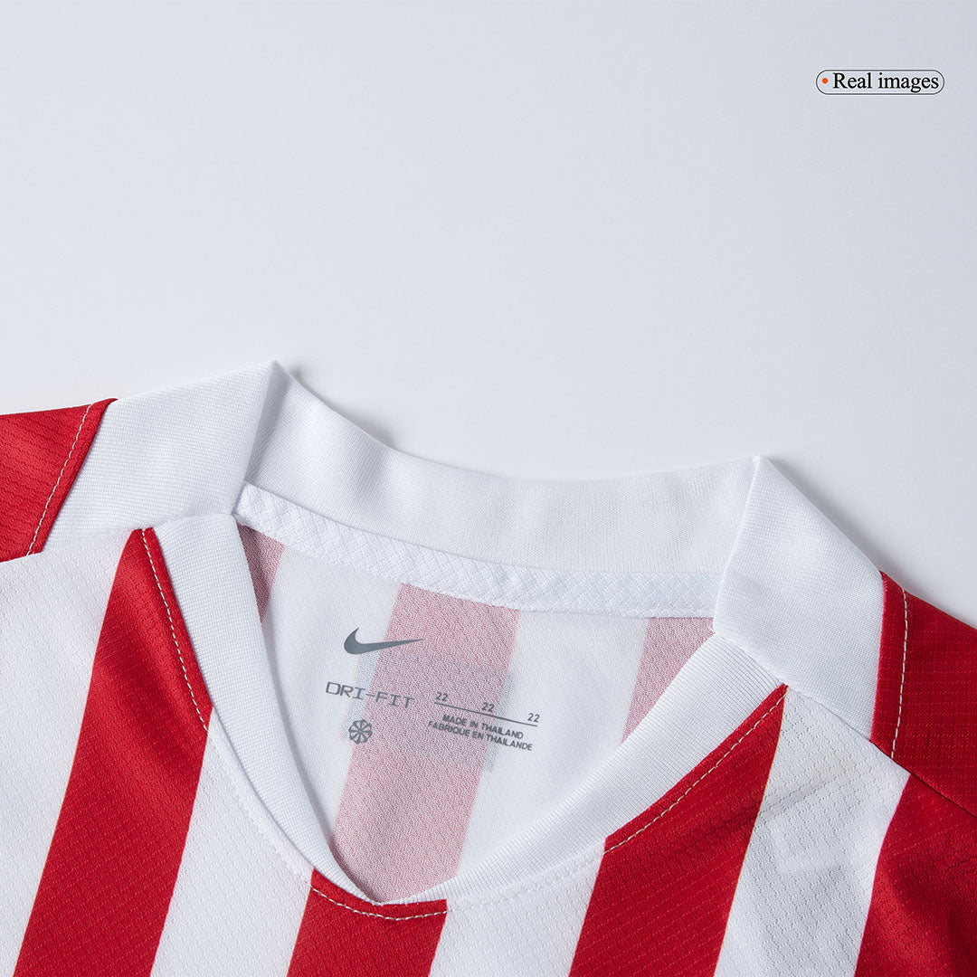 Kid's Atletico Madrid 2025/26 Home Soccer Jersey Full Kit
