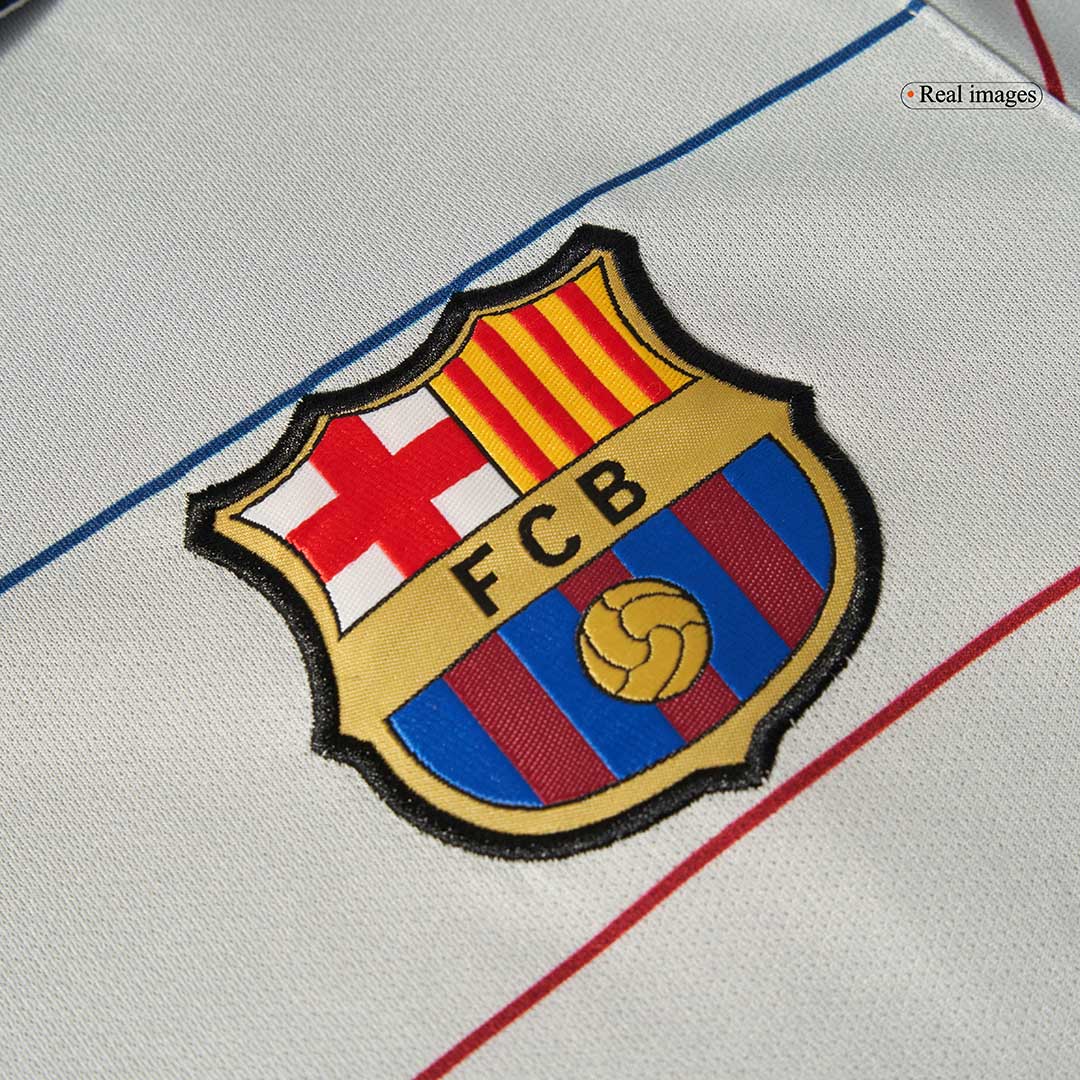 Retro Men's Barcelona 2003/04 Away Soccer Jersey