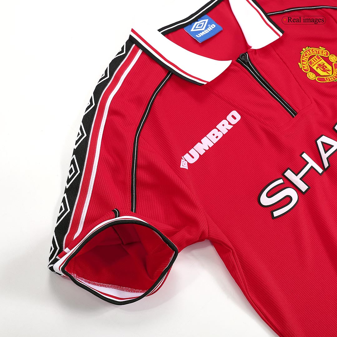 Retro Men's Manchester United 98/00 Home Soccer Jersey