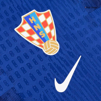 Men's Croatia World Cup 2026 Player Version Away Soccer Jersey - Slim Fit