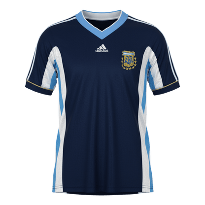 Retro Men's Argentina 1998 Away Soccer Jersey