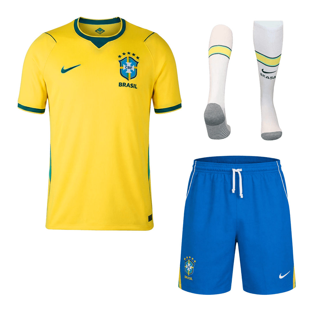 Men's Brazil World Cup 2026 Home Soccer Jersey Full Kit