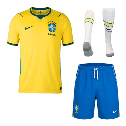 Men's Brazil World Cup 2026 Home Soccer Jersey Full Kit