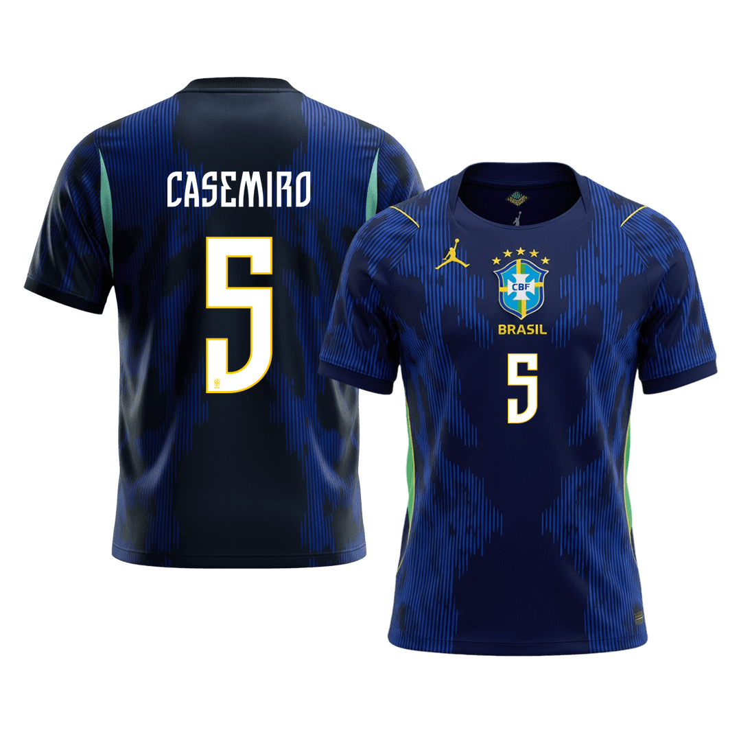 CASEMIRO #5 Men's Brazil World Cup 2026 Away Soccer Jersey