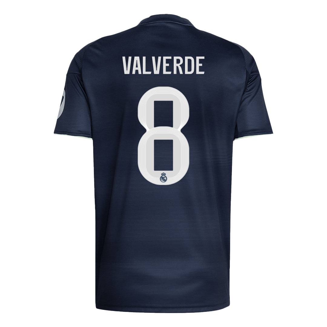 VALVERDE #8 Men's Real Madrid 2025/26 Away Soccer Jersey [PREMIUM]