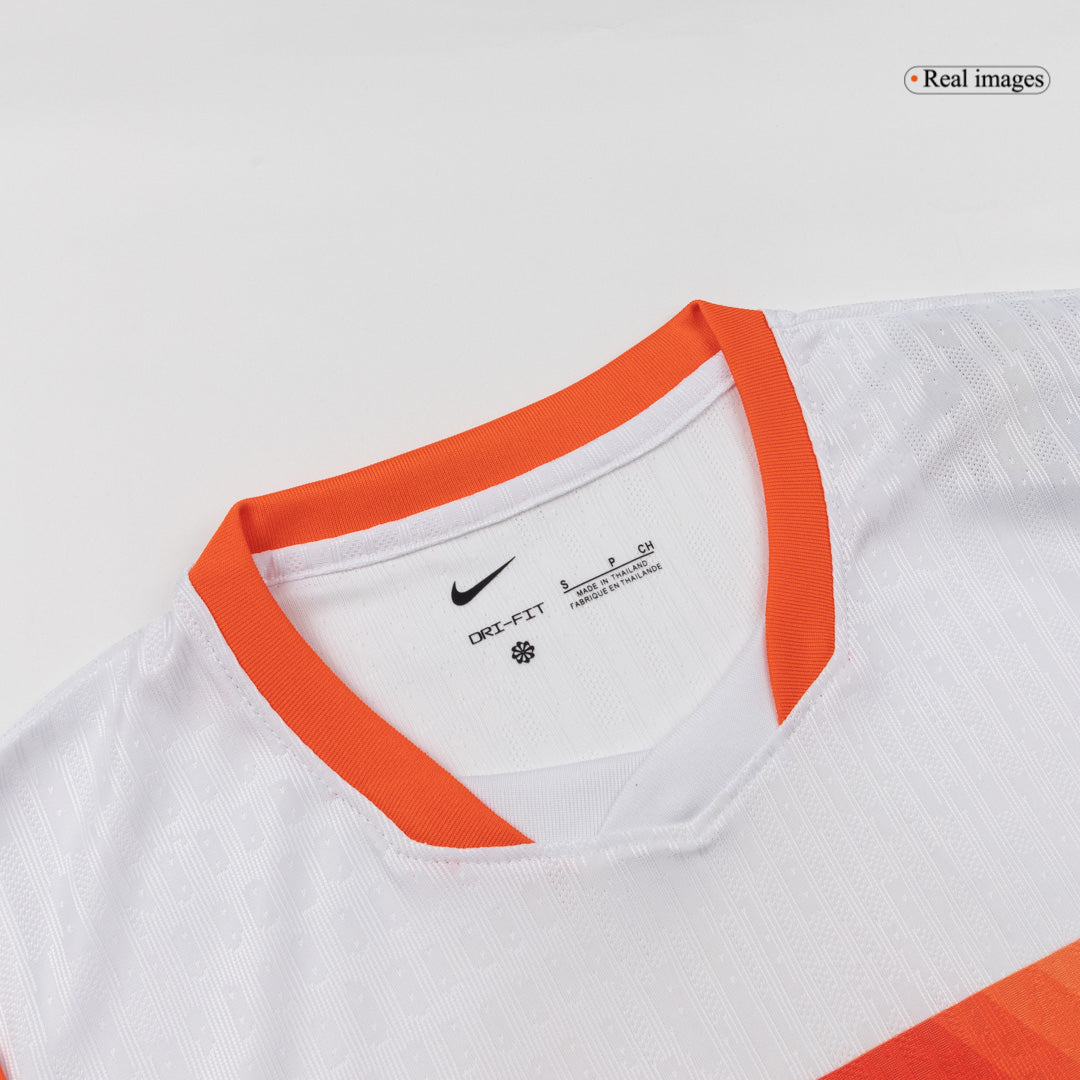 XAVI #7 Men's Netherlands World Cup 2026 Player Version Away Soccer Jersey - Slim Fit