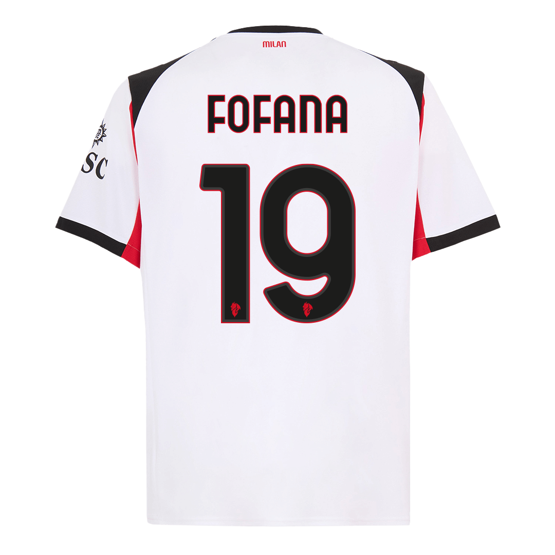 FOFANA #19 Men's AC Milan 2025/26 Away Soccer Jersey