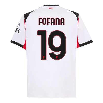 FOFANA #19 Men's AC Milan 2025/26 Away Soccer Jersey
