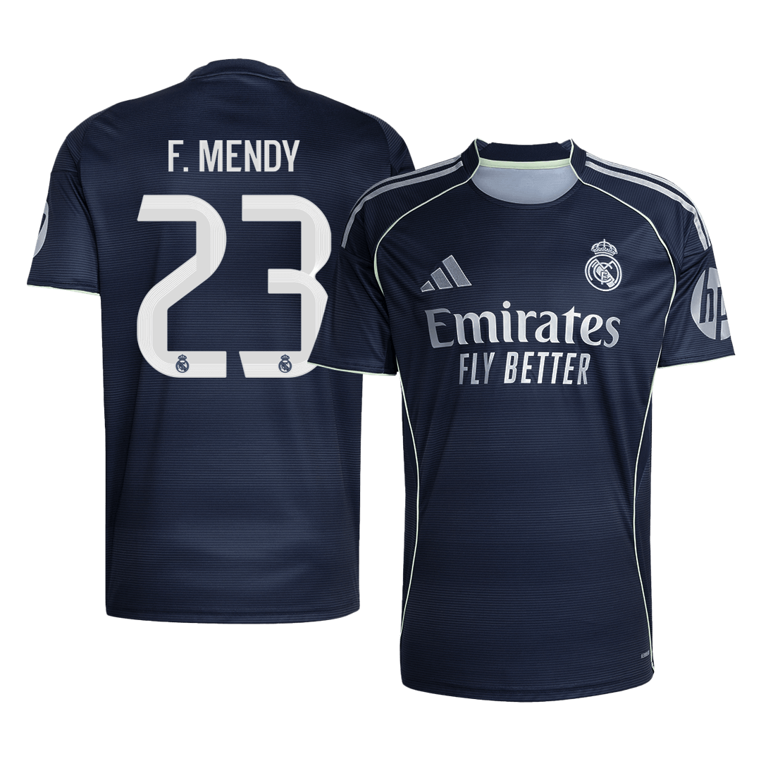F.MENDY #23 Men's Real Madrid 2025/26 Away Soccer Jersey [PREMIUM]