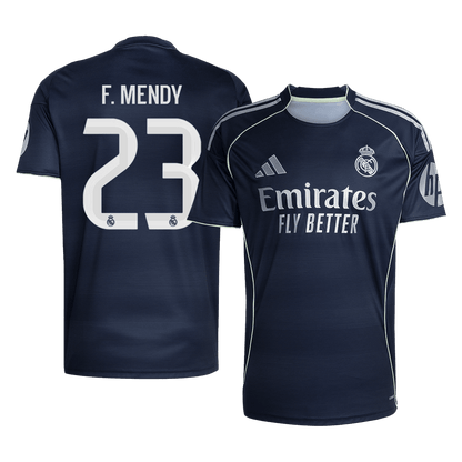 F.MENDY #23 Men's Real Madrid 2025/26 Away Soccer Jersey [PREMIUM]