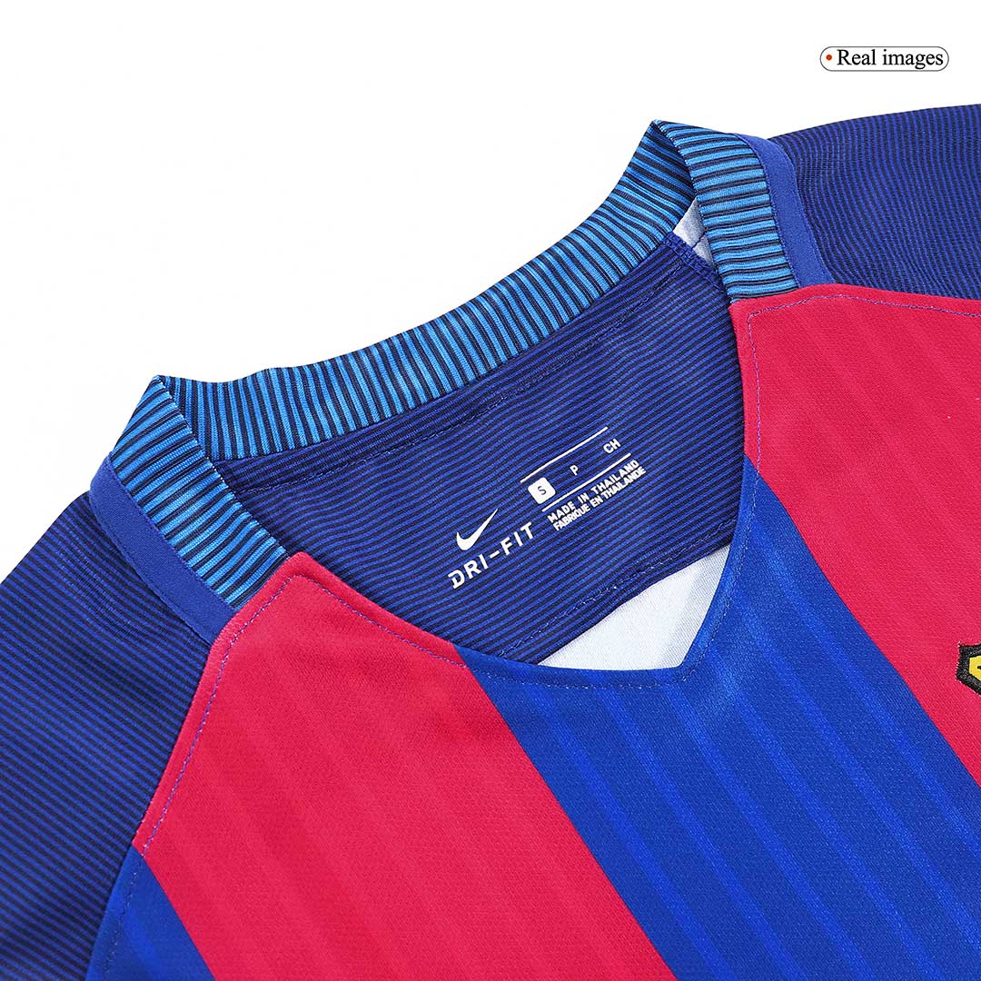 Retro Men's Barcelona 2016/17 Home Soccer Jersey