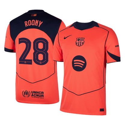 ROONY #28 Men's Barcelona 2025/26 Third Away Soccer Jersey