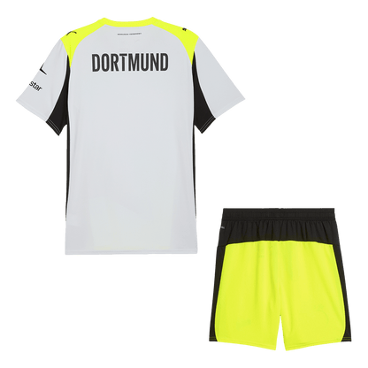 Men's Borussia Dortmund 2025/26 Away Soccer Jersey Kit