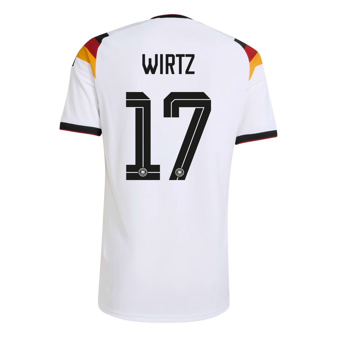 WIRTZ #17 Men's Germany World Cup 2026 Player Version Home Soccer Jersey - Slim Fit