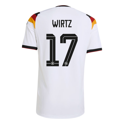 WIRTZ #17 Men's Germany World Cup 2026 Player Version Home Soccer Jersey - Slim Fit