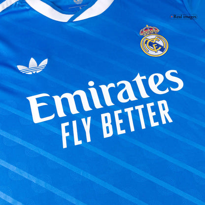 Men's Real Madrid 2025/26 Third Away Long Sleeve Soccer Jersey