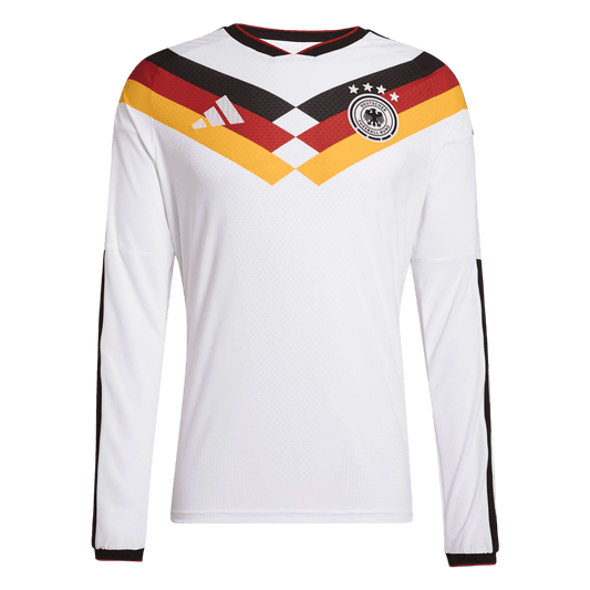Men's Germany World Cup 2026 Home Long Sleeve Soccer Jersey