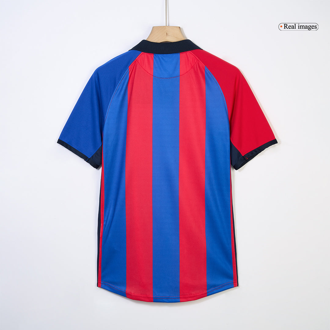 Retro Men's Barcelona 2001/02 Home Soccer Jersey