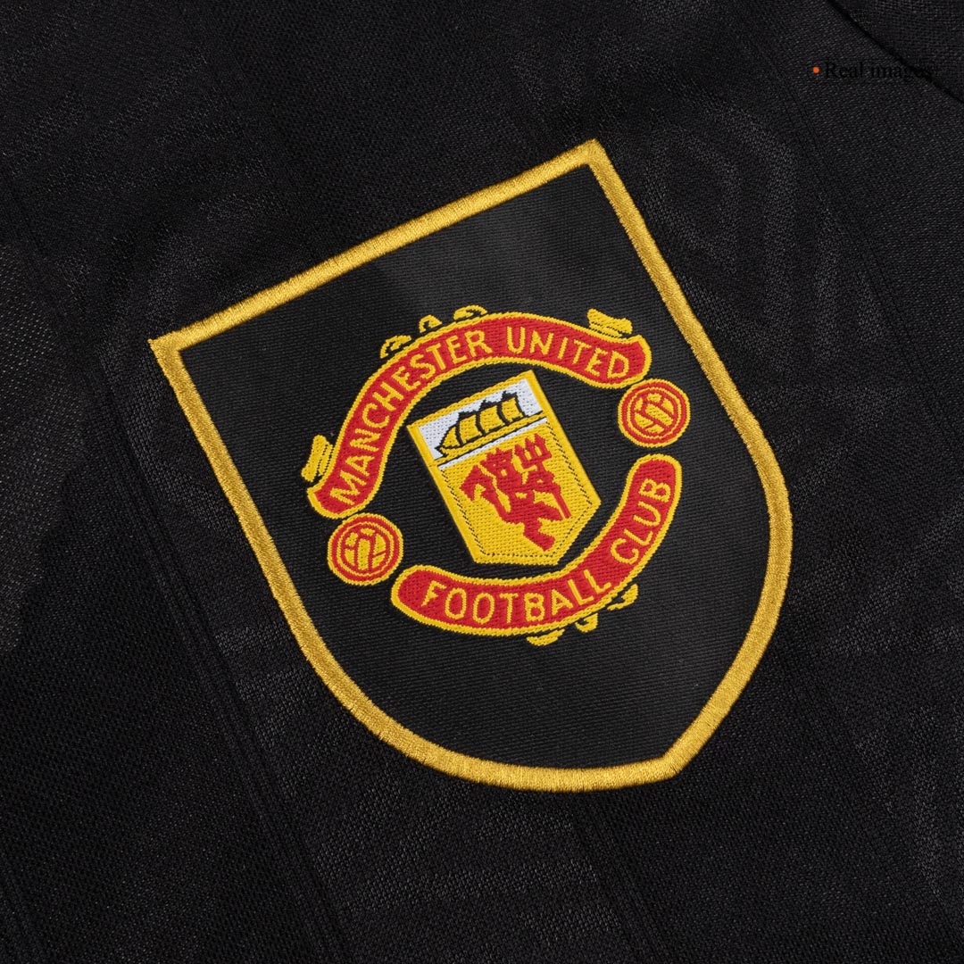 Retro Men's Manchester United 1993/94 Away Long Sleeve Soccer Jersey