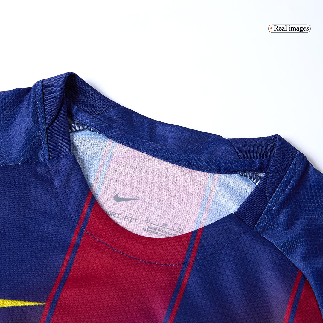 Kid's Barcelona 2025/26 Home Soccer Jersey Full Kit [PREMIUM]