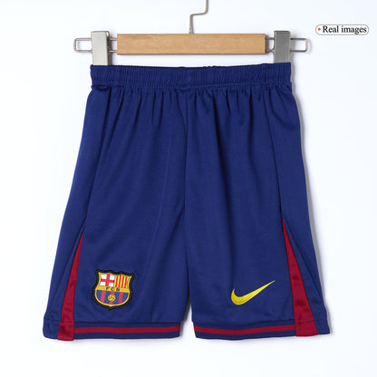 Kid's Barcelona 2025/26 Home Soccer Jersey Kit [PREMIUM]