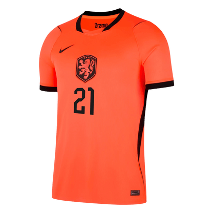 F.DE JONG #21 Men's Netherlands World Cup 2026 Home Soccer Jersey