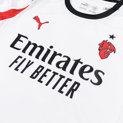 Men's AC Milan 2025/26 Away Long Sleeve Soccer Jersey