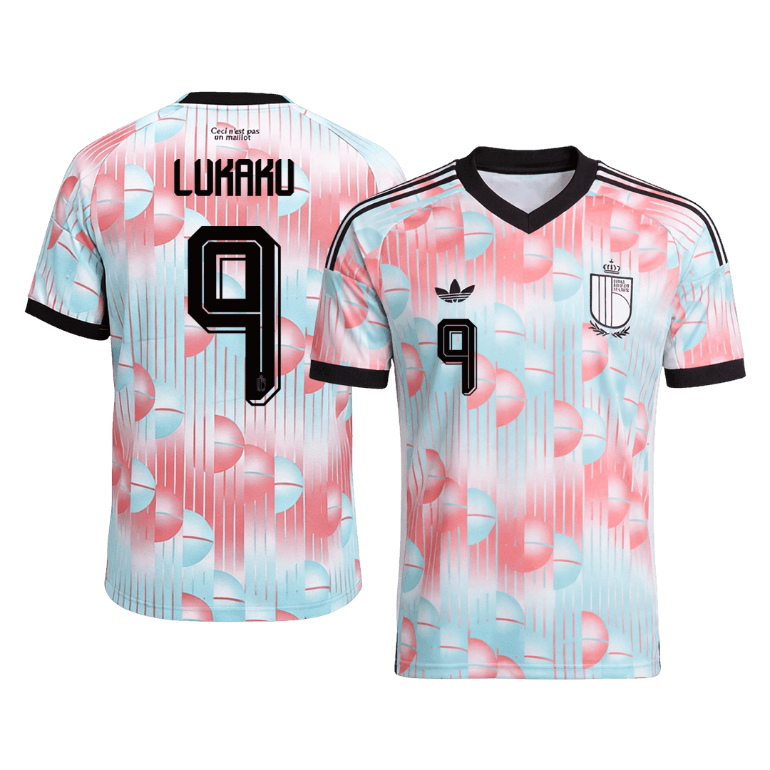 LUKAKU #9 Men's Belgium World Cup 2026 Away Soccer Jersey
