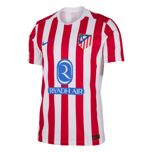 Men's Atletico Madrid 2025/26 Player Version Home Soccer Jersey - Slim Fit