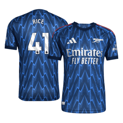 RICE #41 Men's Arsenal 2025/26 Player Version Away Soccer Jersey - Slim Fit