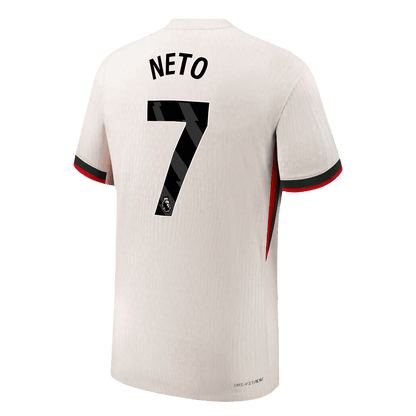 NETO #7 Men's Chelsea 2025/26 Player Version Away Soccer Jersey - Slim Fit